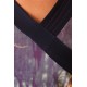 Long Sleeve Dress, DANTE, V-Neck in detail, prints combined