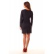 ELSA long sleeve dress with detail on front