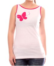 Camiseta PRIMAVERA MARIPOSAS BLANCA