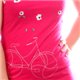 Camiseta PASEO EN BICI FLORAL FUXIA