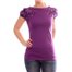 Camiseta FLORECITAS MORADAS MORADA