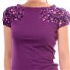 Camiseta FLORECITAS MORADAS MORADA