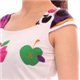 Camiseta MANZANAS BORDADO