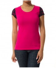 PASEO EN BICI FLORAL FUXIA t-shirt